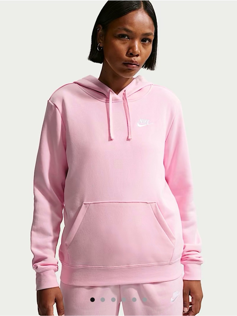 Nike Women’s Pink Fleece Hoodie